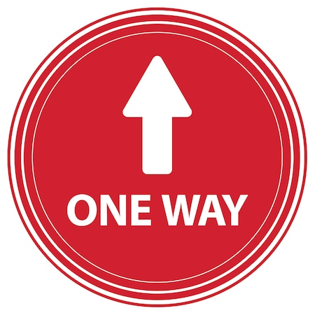 One Way Directional V.3, Red, 15, 8640R